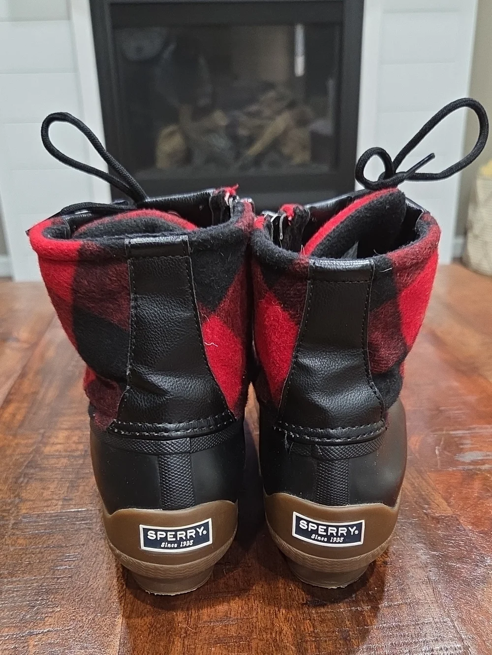 Sperry Buffalo Plaid Boots